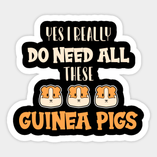 Cute Guinea Pig Sticker